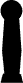 Silhouette of 28cm Golf Trophy
