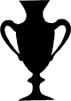 Silhouette of 20cm Handled Trophy