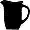 Silhouette of 2 Pint Jug