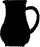 Silhouette of 1 Litre Pitchet Jug